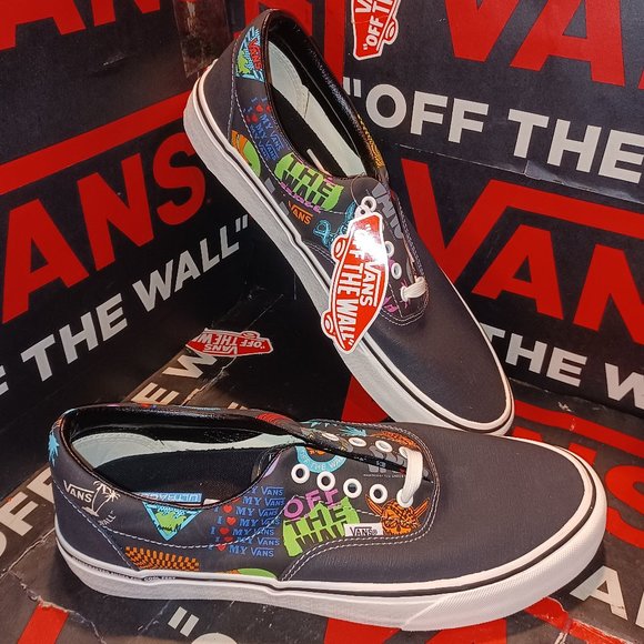 Vans Men's 6.5/Women's 8 Era SF V66 Logo Black Multi VN0A3MUHW95 - Picture 1 of 12